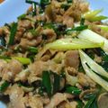 ぐでたま姉弟's cooksnap of when they made 豚こまとキャベツとニラのスタミナ炒め☆.