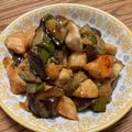 ぽんぽこリーヌ's cooksnap of when they made なすと鶏肉のガリバタ炒め.