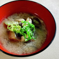 いなばっくす☆'s cooksnap of when they made 炒め茄子のお味噌汁～ごま油と生姜香る.
