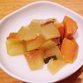 amoni's cooksnap of when they made スイカの皮のあんかけ☆.