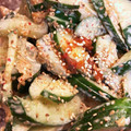 saki1010's cooksnap of when they made 決め手はごま油☆きゅうりのキムチマヨ和え.