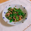 柴犬のお顔☆'s cooksnap of when they made 無限ピーマン☆ツナ缶&レンジで簡単！.