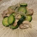 nyo78's cooksnap of when they made 【話題入り】＊ズッキーニと鶏肉の塩だれ＊.