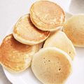 kurom1m1's cooksnap of when they made 卵なし・HMで豆腐パンケーキ♪.