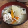 北京パンダ's cooksnap of when they made 鶏団子と野菜のおかず味噌汁.