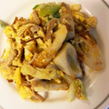 ˚✧₊⁎ゆう˚✧₊⁎'s cooksnap of when they made えのき＆ちくわ✿卵炒め♡マヨ風味.