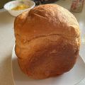 くじら食堂's cooksnap of when they made ホームベーカリーではちみつミルク食パン.