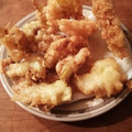 ういき☆彡's cooksnap of when they made ゴーヤの（わた・種）桜エビ天麩羅.