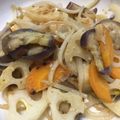 さおりん@料理特訓中's cooksnap of when they made れんこんとしめじのマヨ塩きんぴら.