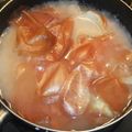 きらり流れ星's cooksnap of when they made 玉ねぎの皮で桃色ご飯✩⡱.
