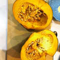にーまま's cooksnap of when they made 硬い丸ごとかぼちゃを切りやすくする方法.