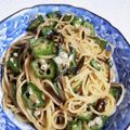クックEGIVJ7☆'s cooksnap of when they made 痩せるぞ！オクラ塩昆布の混ぜるだけパスタ.