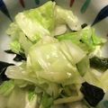 ミルクボール's cooksnap of when they made キャベツとわかめのナムル風.