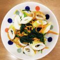 さおりらっくま's cooksnap of when they made 人参ほうれん草もやし竹輪のナムル.