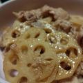 leoleocchi's cooksnap of when they made れんこんと豚こまのバターポン酢照り焼き.