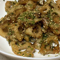 yummy?'s cooksnap of when they made 風味香る♪蓮根とエリンギのあおさきんぴら.