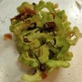 ハニイとムサシ's cooksnap of when they made やみつき♡ゴーヤの梅塩昆布のサラダ.
