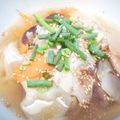 ぶぅこママ's cooksnap of when they made ゴマの風味の野菜たっぷり餃子スープ.
