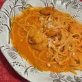 rafa_love_'s cooksnap of when they made 濃厚！エビとトマトクリームソースのパスタ.