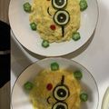 なあnnn's cooksnap of when they made キャラごはん♡ミニオンオムライス.