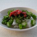 kachimachi's cooksnap of when they made 山芋たんざくとオクラ和え☆ねばねば~だよ.