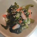 precious☆'s cooksnap of when they made 即席◎きゅうりワカメのカニカマ中華和え.