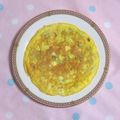 mmameco's cooksnap of when they made ゴーヤのワタのチヂミ風卵焼き.