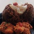 私市ビッキーズ津門巳's cooksnap of when they made 焦がし醤油で。大人おにぎり＆炒飯.