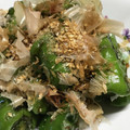 おのみちゃん's cooksnap of when they made ピーマンだけ　まるごとピーマンの甘辛炒め.