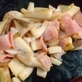 ひんべえ's cooksnap of when they made 簡単一品☆アスパラベーコンキノコ炒め☆.