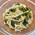 azbjbn's cooksnap of when they made レンチンもやし♡えのきワカメ入りナムル.