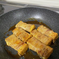 すみれ318's cooksnap of when they made お弁当に☆焼肉のﾀﾚ味の厚揚げ豚肉巻き.