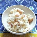蕎麦の華's cooksnap of when they made ピーナッツの炊き込みごはん.