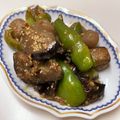 ぽぽりん's cooksnap of when they made なす、ピーマン、こんにゃくのみそ炒め.