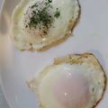 ミロ9607's cooksnap of when they made 卵白はパリパリ。卵黄はトロリの目玉焼き.