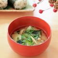 runa10's cooksnap of when they made 具材楽しむお味噌汁じゃが/しめじ/わかめ.