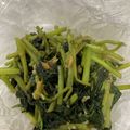 わえるる's cooksnap of when they made サツマイモの葉中華炒め.
