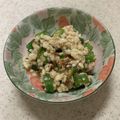 クック81NK9U☆'s cooksnap of when they made オクラと豆腐の梅和え。.