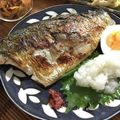 フジぽん's cooksnap of when they made 鯖の塩焼きに、ポン酢&トウバンジャン♪.