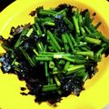 んーまっ's cooksnap of when they made ＊おつまみ～簡単！万能ねぎの韓国海苔和え.