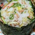 ゆけり３兄弟's cooksnap of when they made 天むす味のおにぎり.