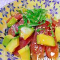 オウジリリノエ's cooksnap of when they made アボカドとまぐろのづけ丼.