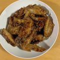 あみ3's cooksnap of when they made おうち居酒屋！フライパンで手羽先の甘辛♪.