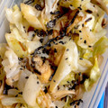 9ma9ma's cooksnap of when they made 簡単♡キャベツと油揚げの柚子胡椒炒め.