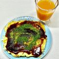 にきけん's cooksnap of when they made お好み焼きの帳消しは柑橘系ジュース★.