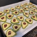 クック5ZZDJF☆'s cooksnap of when they made アボカド.*抹茶アイスボックスクッキー♡.