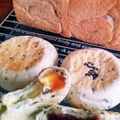 かめへんちーたん's cooksnap of when they made 胡麻生地の平焼きあんぱん.