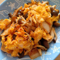 あゆたま♥'s cooksnap of when they made ふわふわ卵としめじのキムチ炒め.