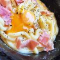 料理する男子高校生's cooksnap of when they made レンジで調理♪冷凍うどんカルボナーラ.