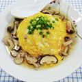在宅勤務のおじさん's cooksnap of when they made 炊き込みご飯のリメイク和風オムライス♪.